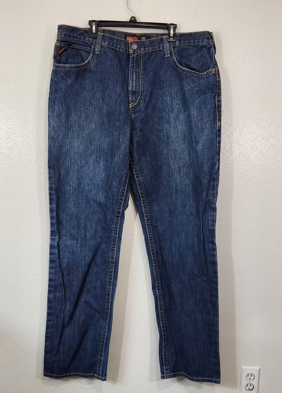Ariat M3 FR Jeans Mens 42x36 Flame Resistant Loose Fit Work Western Cowboy Denim
